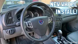 New Steering Wheel for My Saab 9-3!