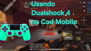 Call of Duty Mobile - modo Black ops 4 - usando Dualshock 4