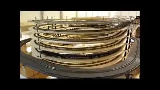 Arnhegen III (10): The helix/gleiswendel/klimspiraal + station in digital WinDigiPet operation