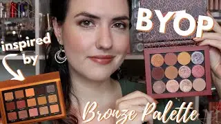 ColourPop Bronze-ish BYOP Inspired by the Natasha Denona Bronze Palette | Swatches + Tutorial