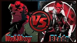 Hellboy (2004 / Ron Perlman) VS  Blade ( 1999/ Wesley Snipes)