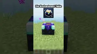 [Minecraft] Dis-Enchanting table- Quick mod showcase #minecraft