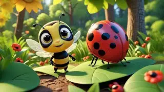 Seven Baby Bees Buzz All Day | Busy Bee Nursery Rhyme | Kids Songs & Preschool Learning