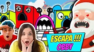 ESCAPA DEL TALLER DE SANTA CLAUS en Roblox 😱 PAPÁ NOEL ME QUIERE COMER Obby