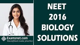 NEET 2016 Solutions  Biology Paper 1 with clear explanations for all questions 1-90