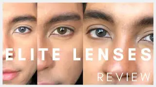 Elite Lenses Review! Zircon | Amber | Agate | most natural contact ever?