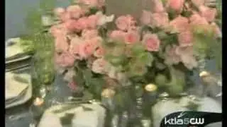 Alice Charlier Events - Green table for Valentine's Day