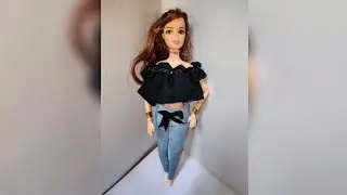 Barbie stylish Jeans Top