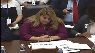 Hon. Jenniffer Gonz&aacute;lez Col&oacute;n (PR) Testimony during Hearing on Takeaways from 2017 Hurricane Season