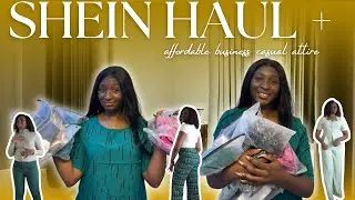 SHEIN Business Casual Haul | Affordable Workwear Try-On