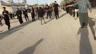 حسين كون الطف يرد // ملا منير المندلاوي// موكب ام البنين. .كبرات