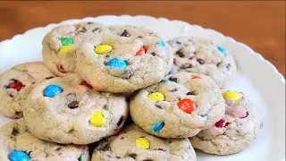 Soft & Chewy M&M Cookies | SweetTreats