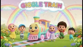 🚂 *Giggle Train Rhyme | Fun Kids Train Song | Nursery Rhymes for Children* 🎶✨