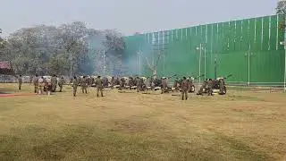 21 guns salute Cannons fire #republicday #indianarmy #21gunsalute #india 