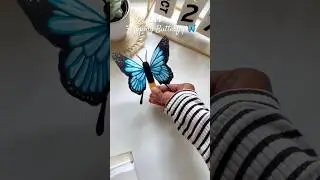 Beautiful DIY Flapping butterfly with Paper & clips 🦋✨ | Art beats