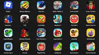 Roblox,Thief Puzzle,Run From Grandpa,Save The Fish,Find the Alien 2,Ragdoll Games,Granny,Ink Games