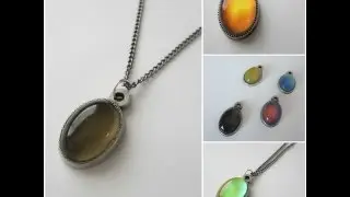 Mood Stones  Color changing mood pendant