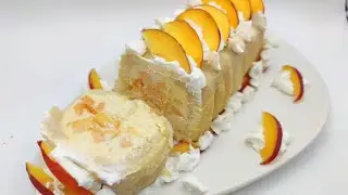 semifreddo alle pesche (ricetta senza gelatina)
