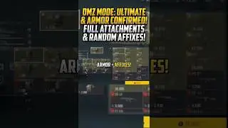 ULTIMATE WEAPON & ULTIMATE ARMOR CONFIRMED!! 😱🔥 | DMZ MODE CODM