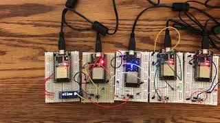 Mesh network OLED display of LED