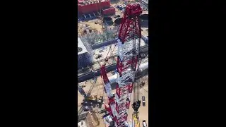Tower Lift Closeups - 2,500 ton crawler crane LR12500 by Liebherr | DENZAI