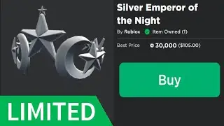 The Silver Emperor of the Night WENT LIMITED!!!