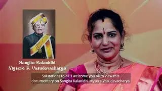 Sangita Kalanidhi Mysore Vasudevacharya
