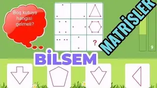 1. Sınıf BİLSEM SORULARI MATRİSLER.  #bilsem  #bilsemsınavı #bilsemhazırlık #bilsemsoruları