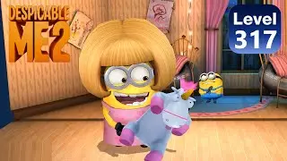 Minion rush Fluffy Unicorn Mom minion run and fail level317 Xbox PC gameplay Despicable me 2 minions