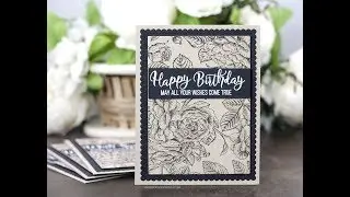 Unity Quick Tip: Clean & Simple Black on Kraft Card