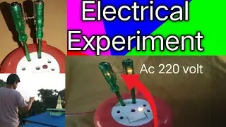 Electric tester experiment#2tester N and L test very Denger😲😲