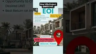 New Villa Project at Medchal #vasavirealty #casagrand