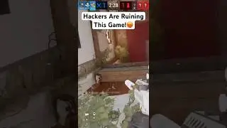 Playing Against Hackers in R6 Siege 🤬 #shorts #rainbowsixsiege