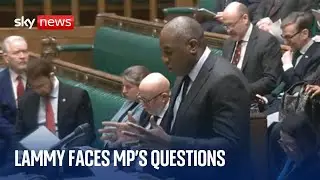 Lammy questioned about Russia, Ukraine and the Middle East in the Commons