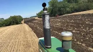 1975 Oliver 1655 Diesel Plowing Hitterdal MN 2016