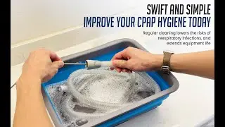 CPAP Brush and Wash Basin with Hanger Combo