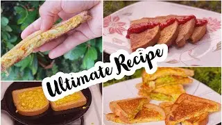 Easy #BreakfastRecipe#BreadSandwich/Stuffed bread recipe