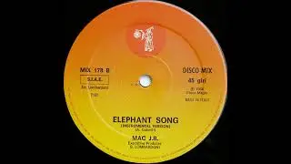 Mac Jr. - Elephant Song (Instrumental Version) Italo Disco 1984