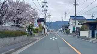 Early Morning Drive from Toyohashi City to Gamagori City Aichi Japan | 4K HDR