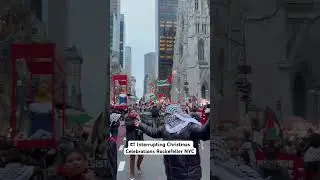 🇵🇸 Protesters Interupting Tourist&rsquo;s Christmas Celebration in Rockefeller Center NYC