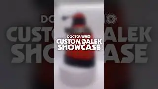 Custom Paradigm Space Security Service Inhibitor Dalek Figure (The Only Good Dalek)