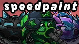SPEEDPAINT :: Plants vs zombies Fusion [ Doominator - oblivion - Sniper ] | GTnatXD