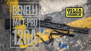 Benelli M4 T-PRO semiautomatic 12ga with Leupold LCO and Surefire M300C