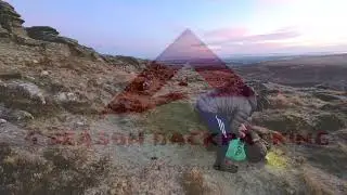 Night-lapse solo -2c Winter Wild camping at Belstone Tor. Three nights in Dartmoor National Park UK.