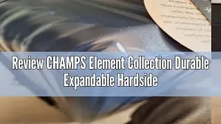 Review CHAMPS Element Collection Durable Expandable Hardside Spinner 3-Piece Luggage Set, Ultra-Stro