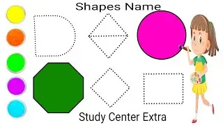 Shapes colour for Kids | Learn 2D Shapes song draw for kids,Shape name drawing for Toddler Learning