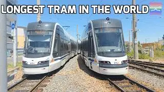 LONGEST TRAM IN THE WORLD | DIE LÄNGSTE STRAẞENBAHN DER WELT |  Rhein-Neckar-Tram 2020 | Germany