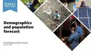 State Demographics and Population Projections Webinar