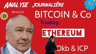 #trading #trader #okb #icp Analyse Journali&egrave;re du bitcoin