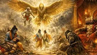 06 Yudhakanda Episode 017 The mighty eagle, King of birds, saving Rama and Laxmana from serpent web